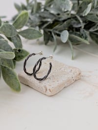 Image 4 of Twisted Hoop Earrings
