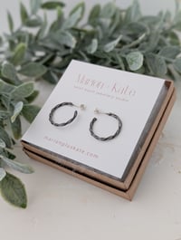 Image 5 of Twisted Hoop Earrings