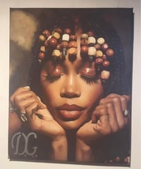 SZA Canvas Framed Wall Art By Dãvę Grãńt 16" x 20"