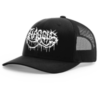 Haggus - Embroidered Black Hat (New Logo)