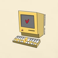 Image 8 of Smiley Face “Computer Love” Short Sleeve T-Shirt