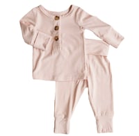 bamboo button top + bottom