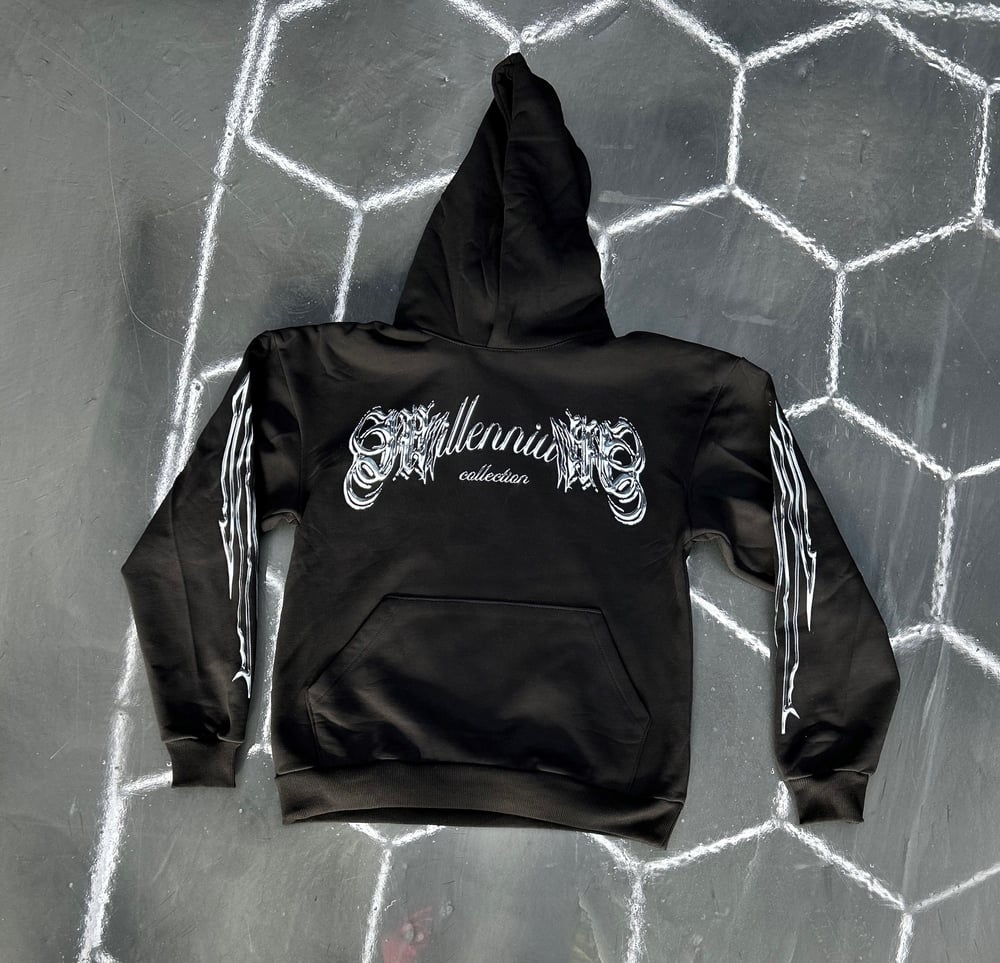 Image of Chrome Scratch Heavyweight Hoodie ($20 off set)