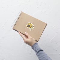 Image 2 of Smiley Face “Computer Love” Sticker