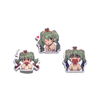 Miku World is Mine Stickers
