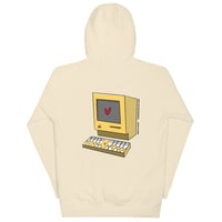 Image 2 of Smiley Face “Computer Love” Hoodie