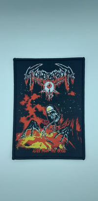 Official Schizophrenia - Alive From The Abyss Black Border Patch