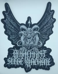 Official Antichrist Siege Machine Oversized Lasercut Logo Patch