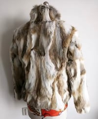 Image 2 of Enchanted 100% Real Rabbit Fur Coat