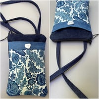 Image 1 of Demin Blue Zippertop Carry Case