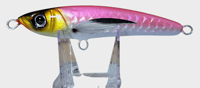 Image 1 of 40g Pink, Gold Face Silver Wing  Floating Stick Bait