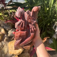 Image 3 of Red Ocean Jasper Dragon 