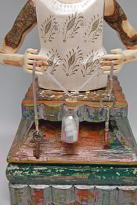Image 3 of Message in a Bottle- carved wood sculpture