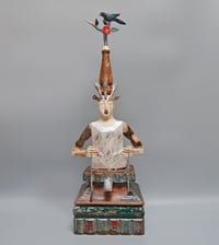 Image 4 of Message in a Bottle- carved wood sculpture