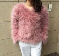 Image 3 of Starlit 100% Real Ostrich Feathers Fur Coat