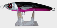 Image 1 of 40g Black Top, Reddish Purple Bottom Silver Wing Floating Stick Bait 