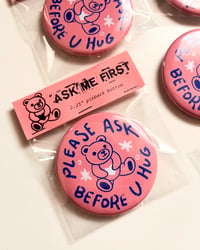 Image 2 of Ask Before You Hug Button