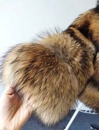 Image 4 of That Bitch! 100% Raccoon Fur coat w/Hood !!Limited!!