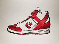 RED CONVERSE WEAPON 1986