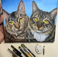 Image 2 of Custom pet painting 100%handmade- various sizes