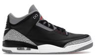 Image 1 of Jordan 3 Black cement