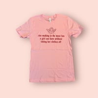 Image 1 of Zine Making is the Most Fun Shirt (PINK)