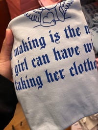 Image 3 of Zine Making is the Most Fun Shirt (BLUE)