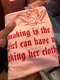 Image 3 of Zine Making is the Most Fun Shirt (PINK)