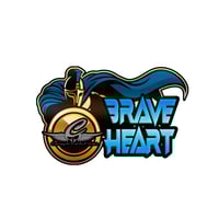 "BRAVE HEART" Stickers 