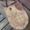 Image of Large Zippertop Americana Rounded Tapestry Bag