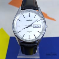 Image 3 of 1980 Alba/Seiko Quartz Silver Dial Day-Date (Y563-8030)