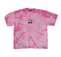 Image 1 of Follow The Path - Custom Pink Dye T-Shirt (1 of 1) 