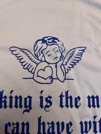 Image 2 of Zine Making is the Most Fun Misprinted Shirt (BLUE)