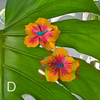 Image 4 of Hibiscus Love- Earrings