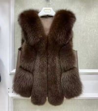 Image 3 of Fox Fur Vest