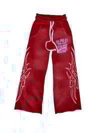 Image 1 of "RED SIGILISM RHINESTONE" SWEATS