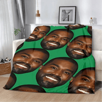 Image 5 of Kanye West Teeth Blanket - Cozy Plush Fleece Throw | Hip Hop Inspired Bedding