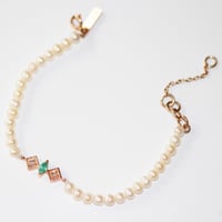 Image 1 of Renee Pearl Bead Bracelet