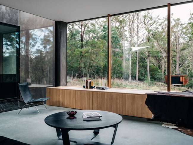 TORCHED COFFEE TABLE