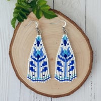 Image 1 of Blue and White Tulip