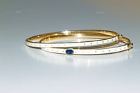 Image 2 of Emma Blue Sapphire Cuff Bracelet