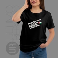 Image 2 of T-Shirt Donna G - From the river to the sea ... (UR139)