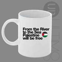 Mug, Tazza classica - From the river to the sea ... (UR139)