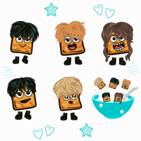 Image 1 of Txt Cinnamon Toast Crunch stickers
