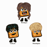 Image 2 of Txt Cinnamon Toast Crunch stickers