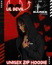 Image 5 of Lil Devil Unisex Zip Hoodie