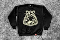 Image 1 of Full Penetration Black Crewneck Sweatshirt