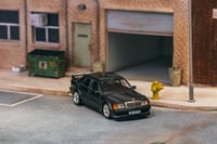 Image 3 of Tarmac Works - 1/64 Mercedes-Benz 190 E 2.5-16 EVO 1 Blue-Black Metallic