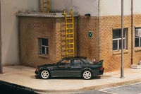 Image 4 of Tarmac Works - 1/64 Mercedes-Benz 190 E 2.5-16 EVO 1 Blue-Black Metallic