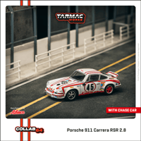 Image 2 of Tarmac Works - 1/64 Porsche 911 Carrera RSR 2.8  24h Le Mans 1973 #45 Winner